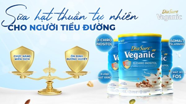 mua sữa hạt tiểu đường diasure veganic tại hcm và trên toàn quốc