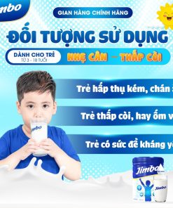 đối tượng sử dụng sữa jimbo